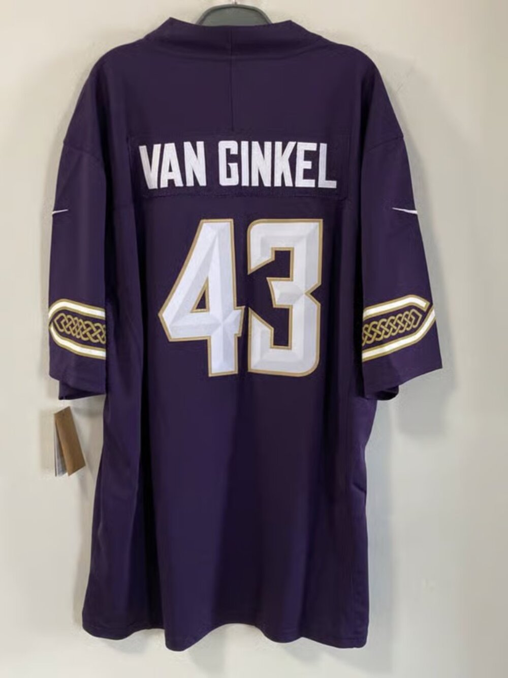 Andrew Van Ginkel Purple Stitched Jersey Vapor